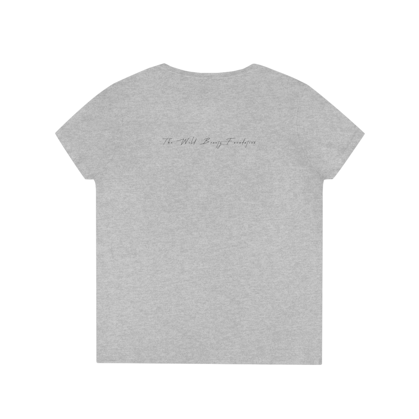 "Spirit Wolf" - Ladies' V-Neck T-Shirt