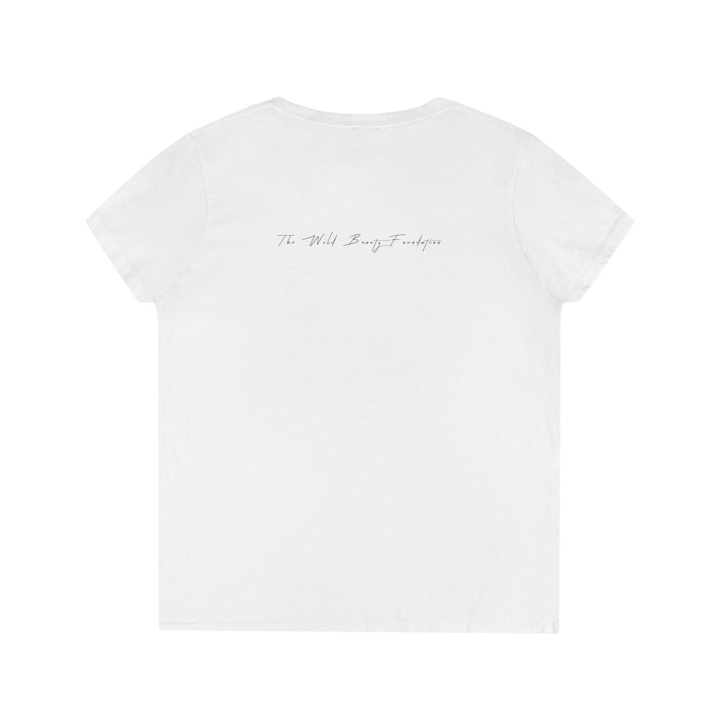 "Spirit Wolf" - Ladies' V-Neck T-Shirt