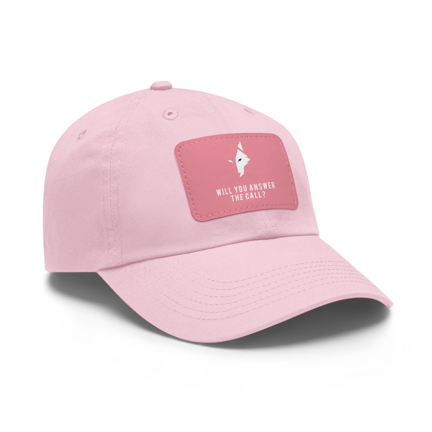 "Bold Wolf" - Dad Hat with Leather Patch