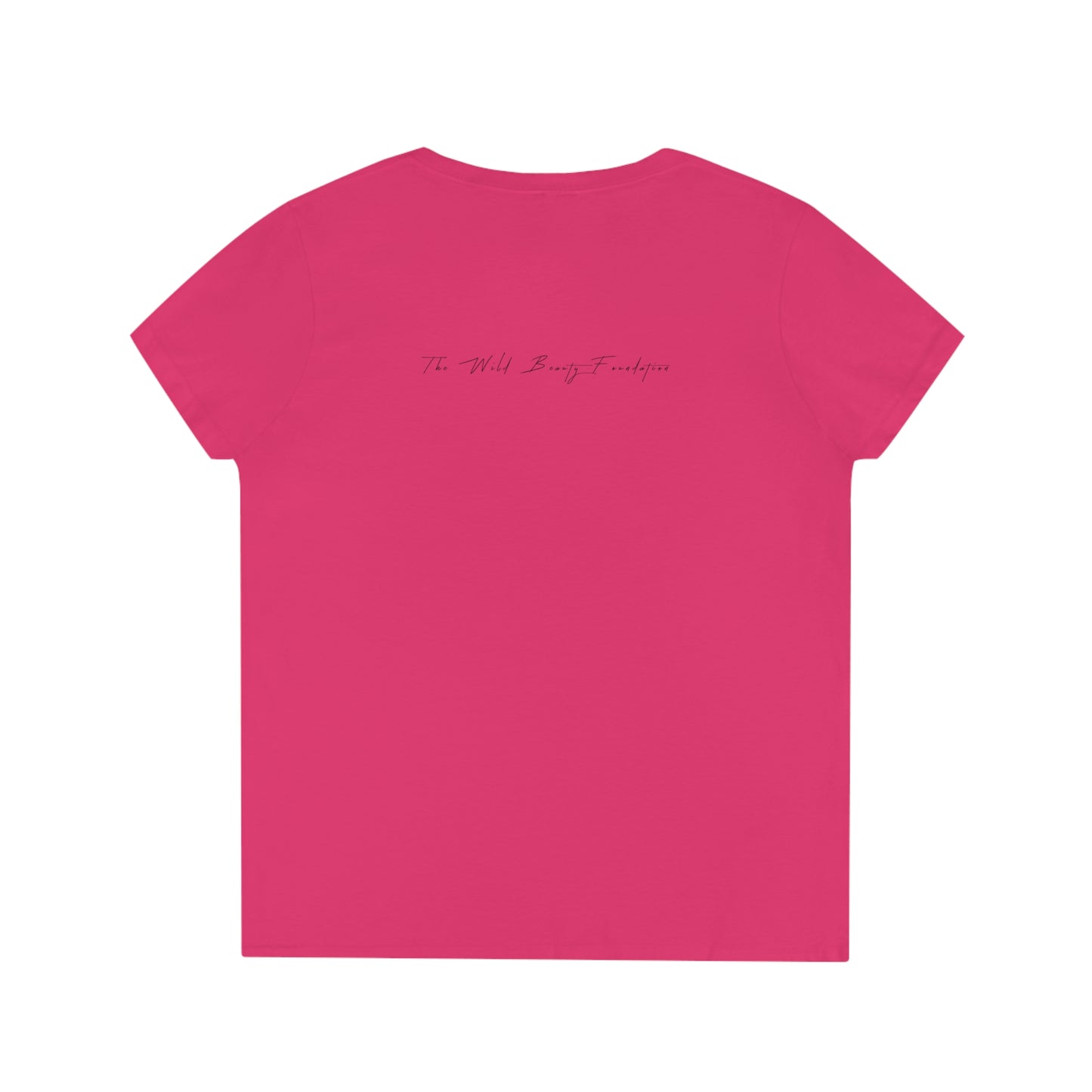 "Spirit Wolf" - Ladies' V-Neck T-Shirt
