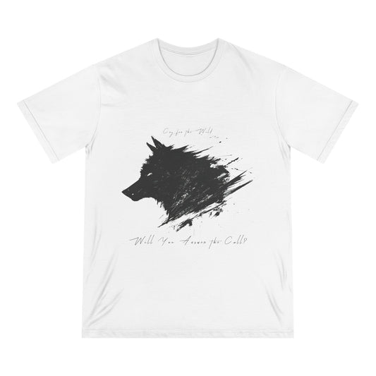 "Spirit Wolf" - Men's Organic Staple T-shirt