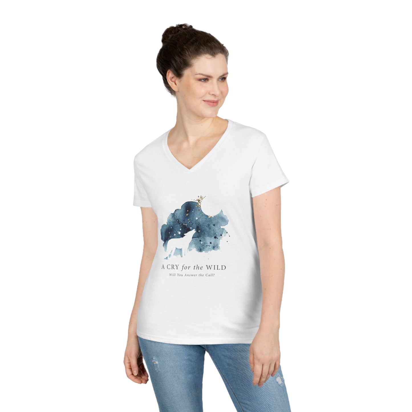 "Starwolf" - Ladies' V-Neck