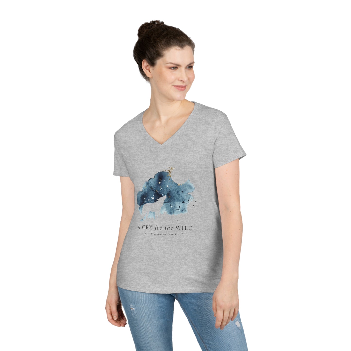 "Starwolf" - Ladies' V-Neck