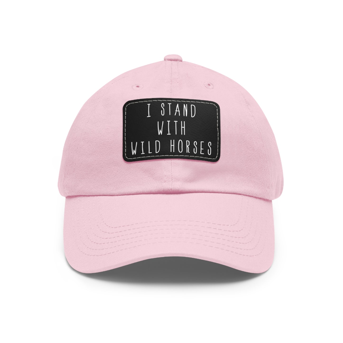"I Stand..." Hat w/ Leather Patch